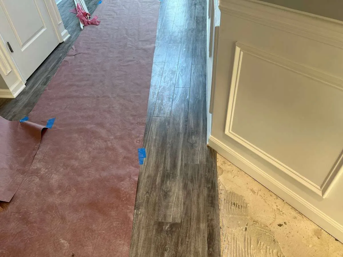 Completed marble shower restoration in Laplace